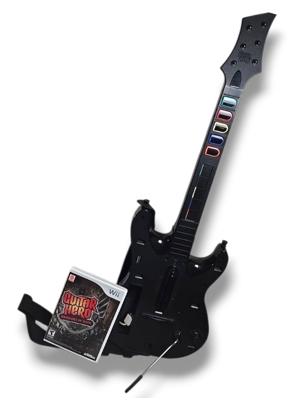 Guitar Hero Wii 95455.805 Sunburst (No Faceplate) + Warriors of Rock Game